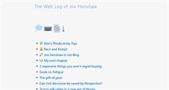 Desktop Screenshot of henshaw.me